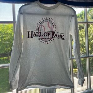 National College Baseball White Long Sleeve